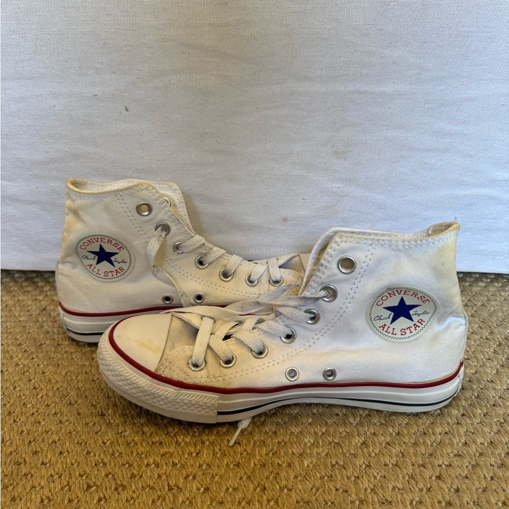 Chuck Taylor All Star Canvas UNISEX HIGH TOP SHOES. W7. See below - Picture 5 of 9